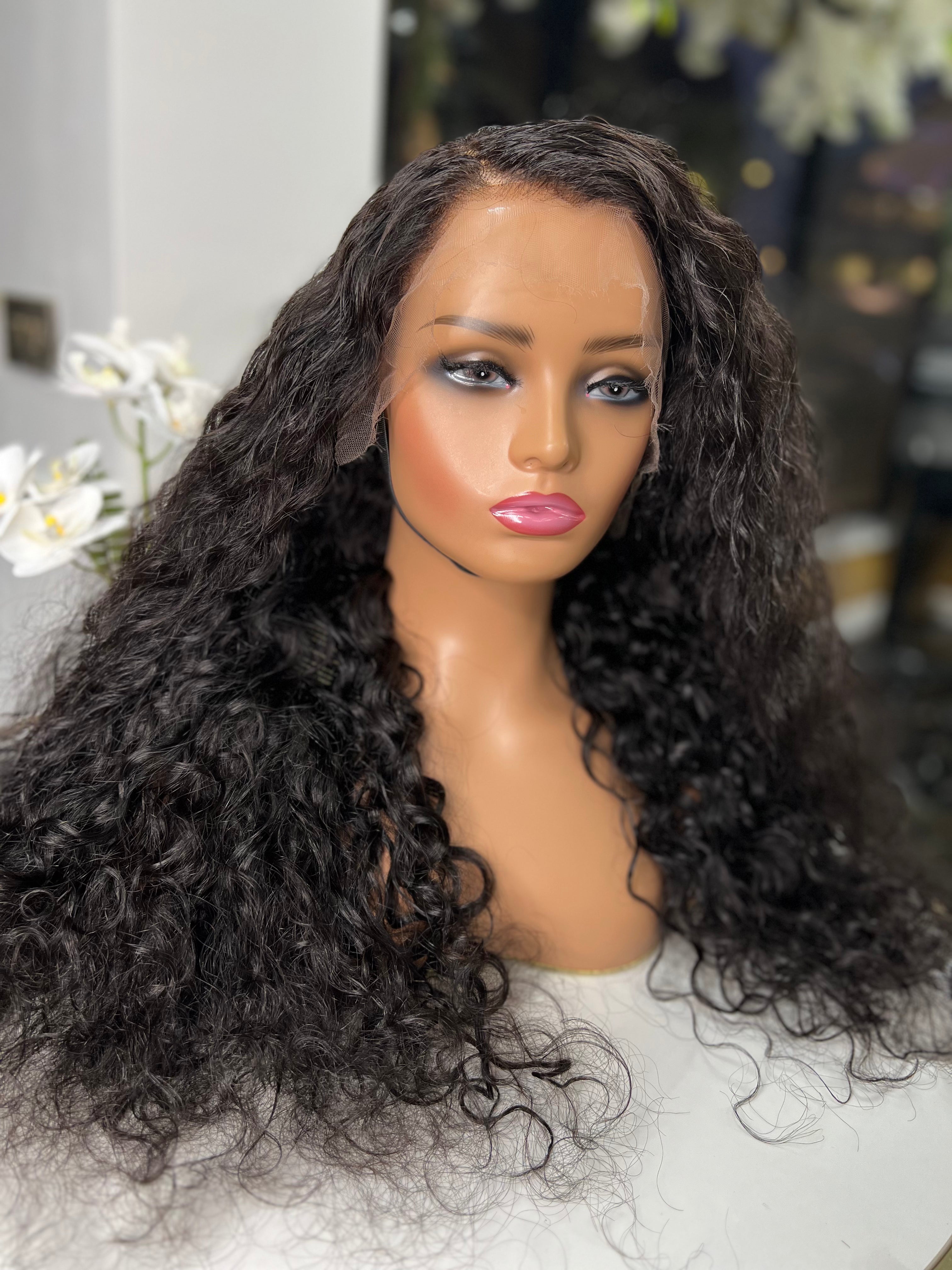 Selene 13x4 HD 20"-26" Front Lace Curly Wigs