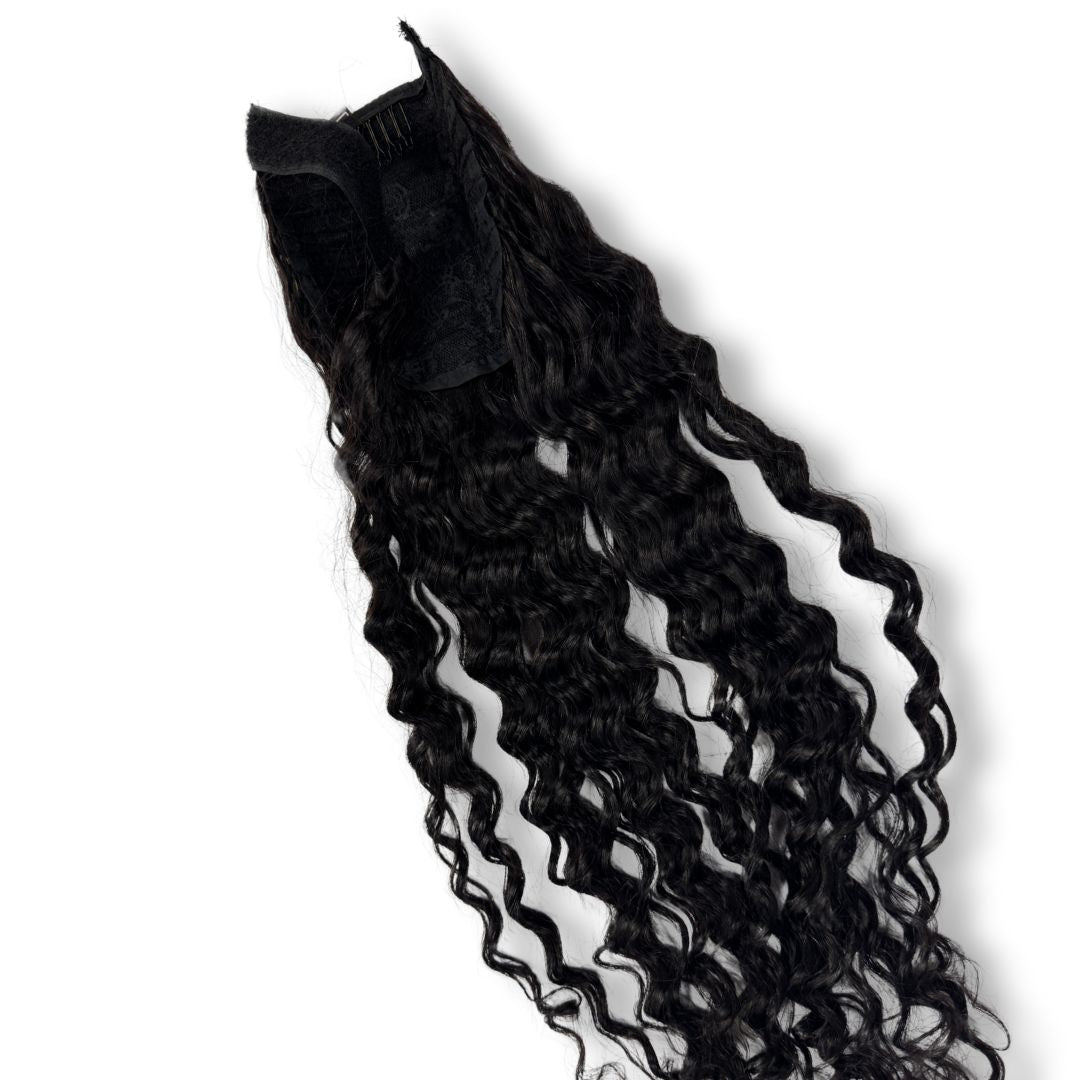 Deep wave 4x4 Ponytail