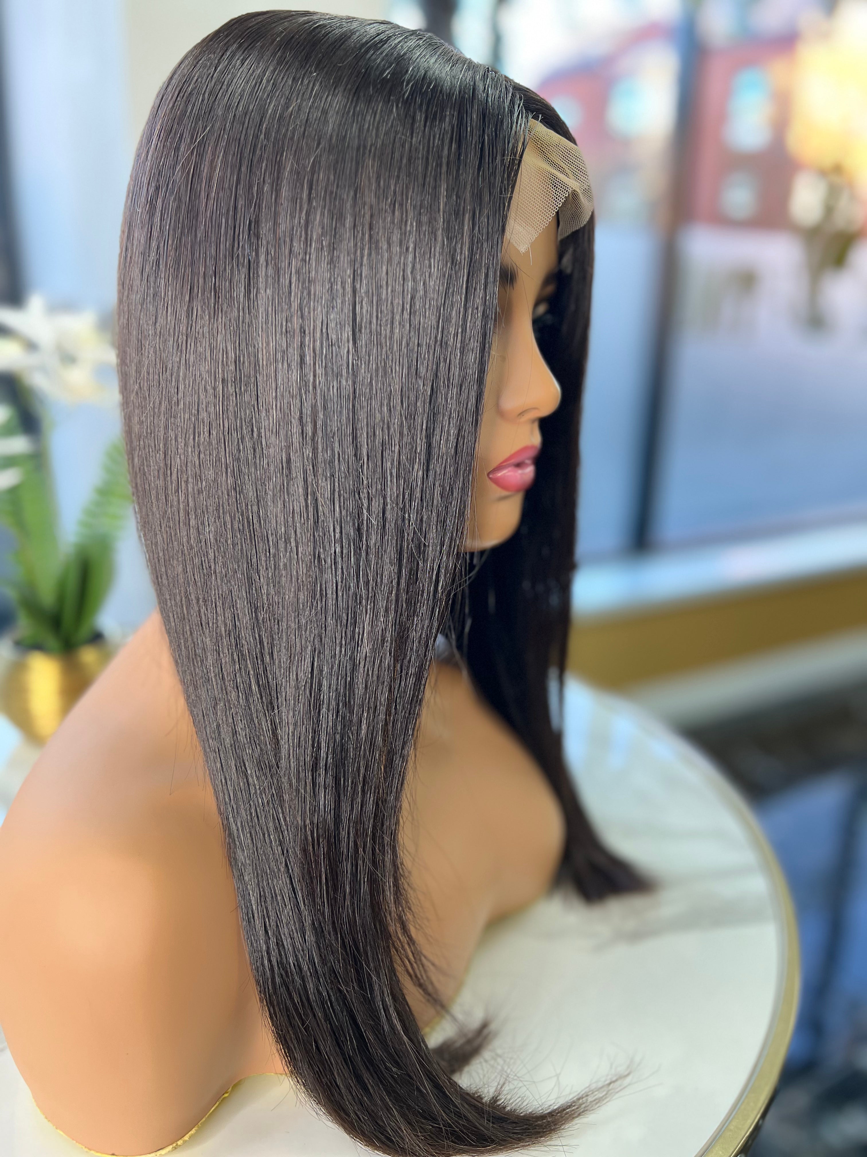 Naomi 16" Straight 5x5 Closure Wig