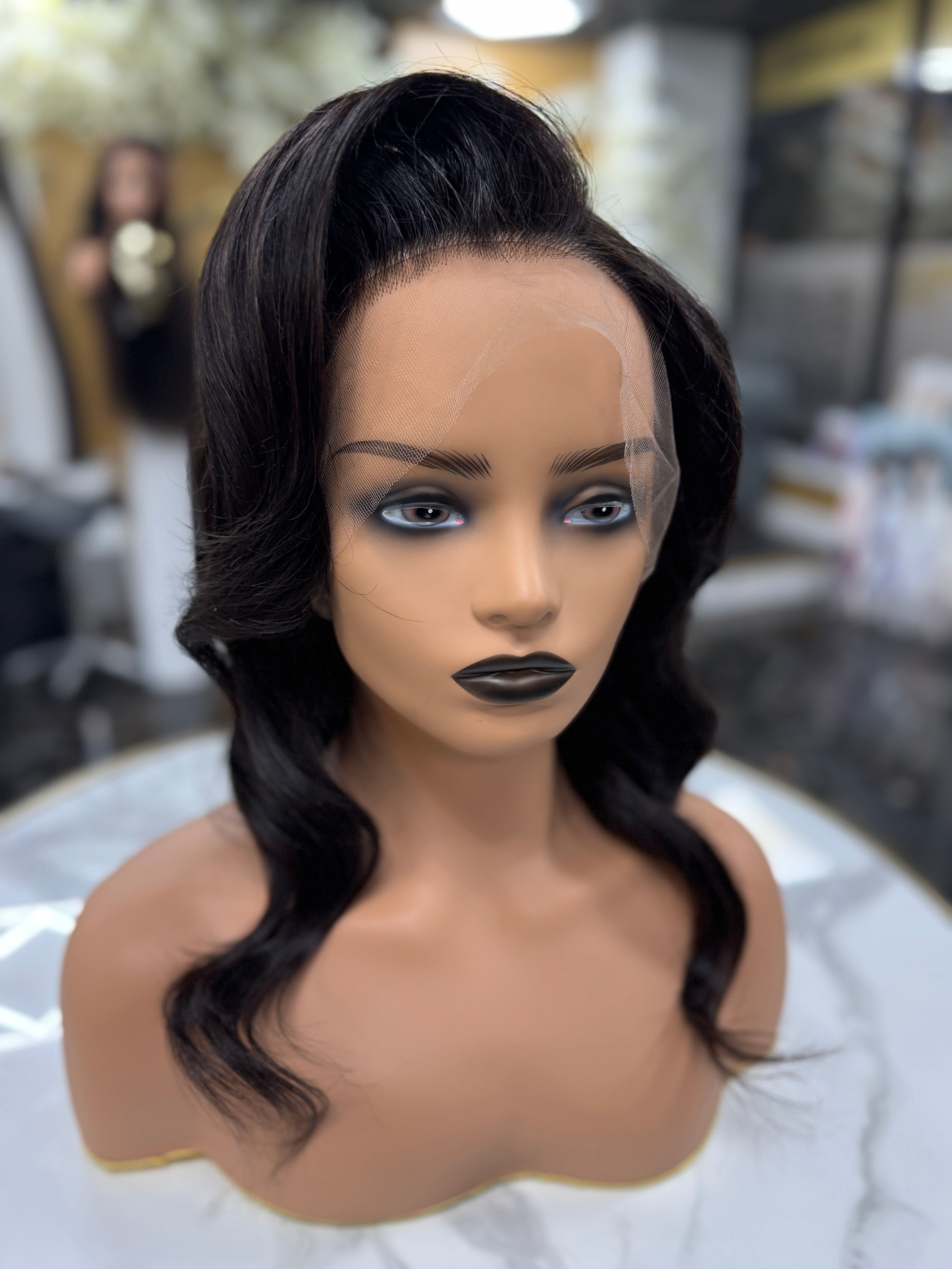 Bella 10” Straight Full Lace Wig