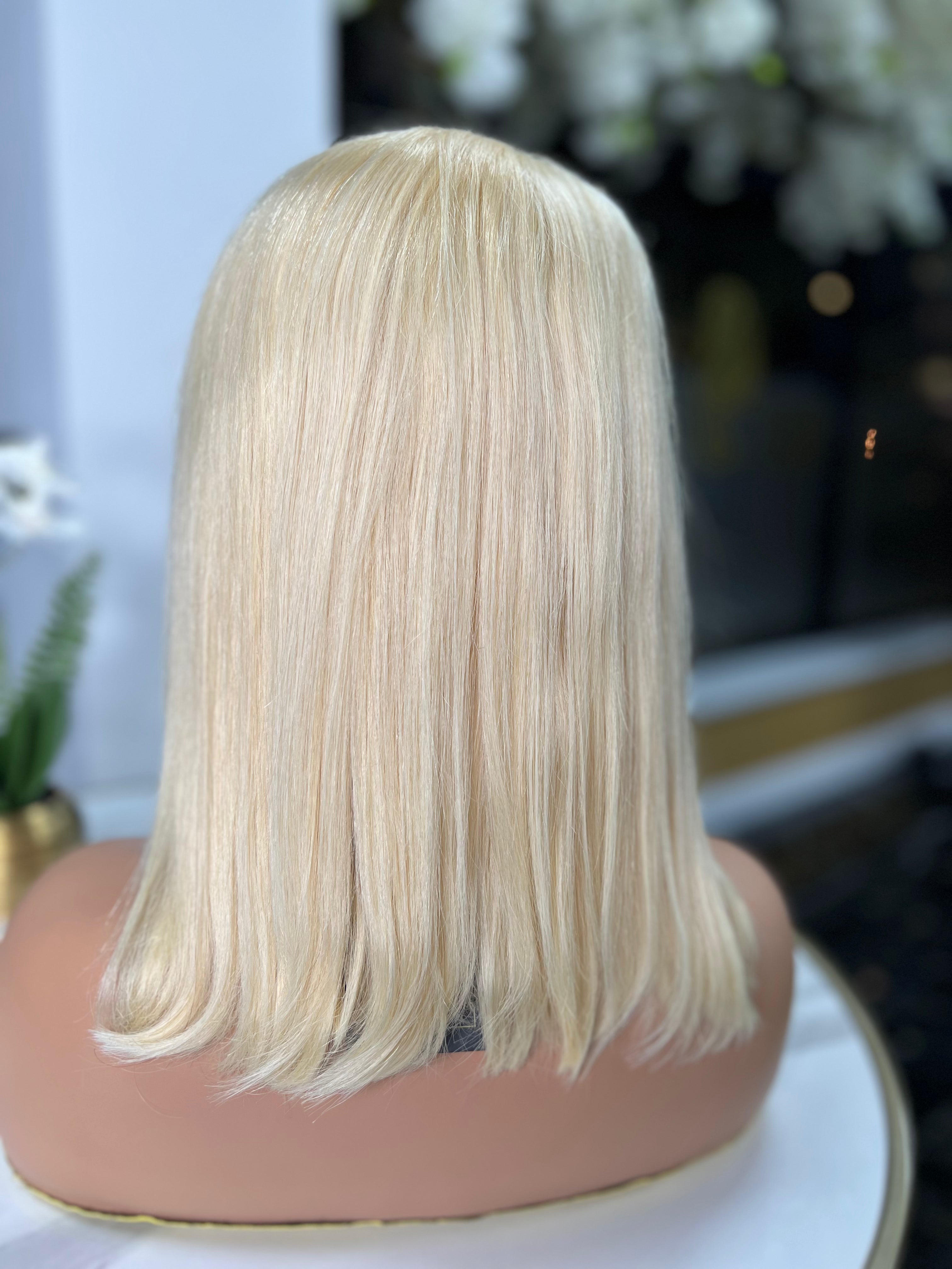 Marilyn (pre-order only) tapered bob cut  13x4 Transparent Lace Wigs