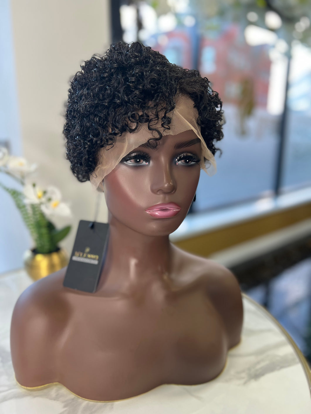 Tara Pixie Curl Front Lace Wig