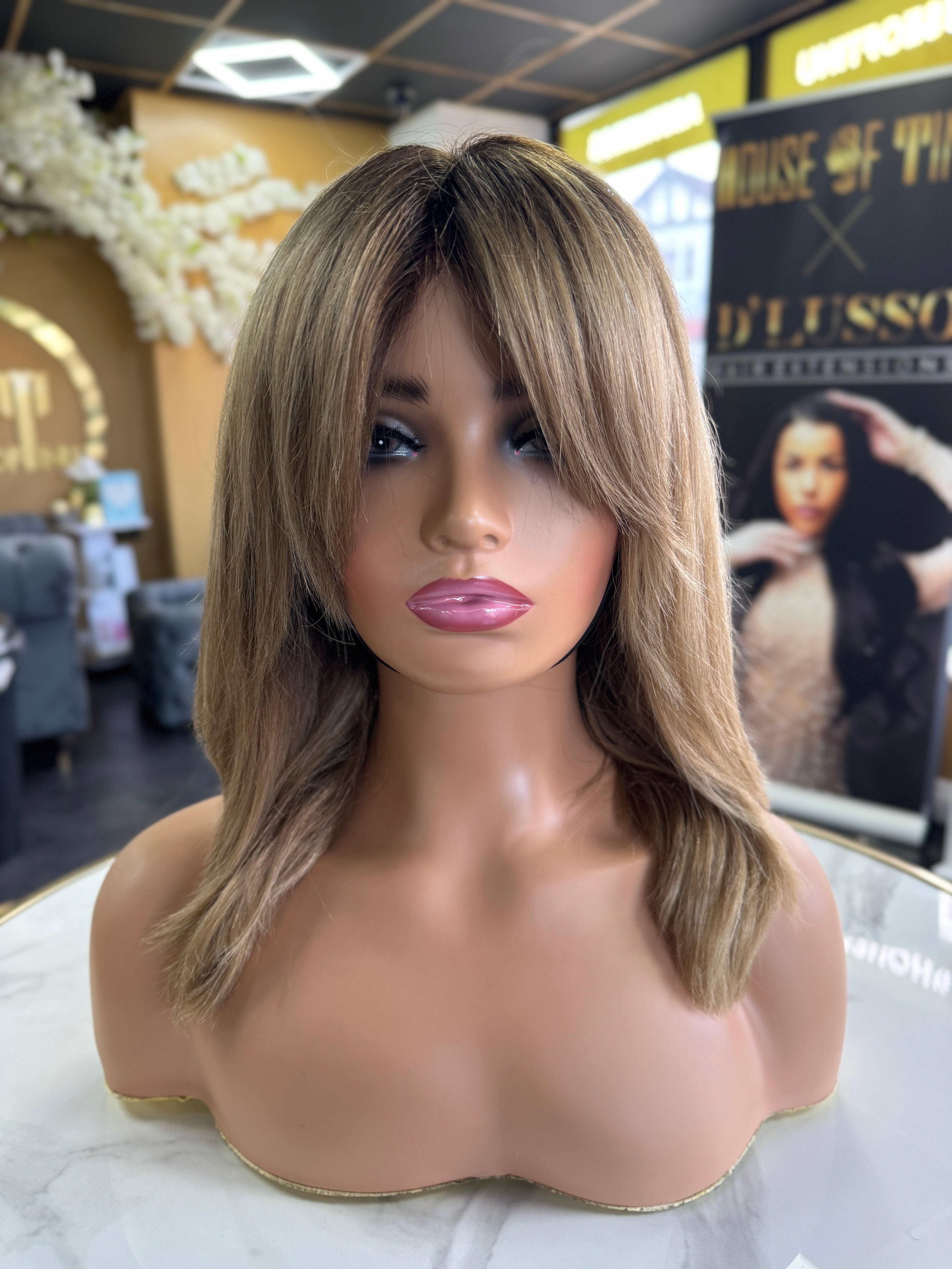 Dolly 12" Long Bob Cut (pre-order only) 13x4 HD Front Lace Straight wig