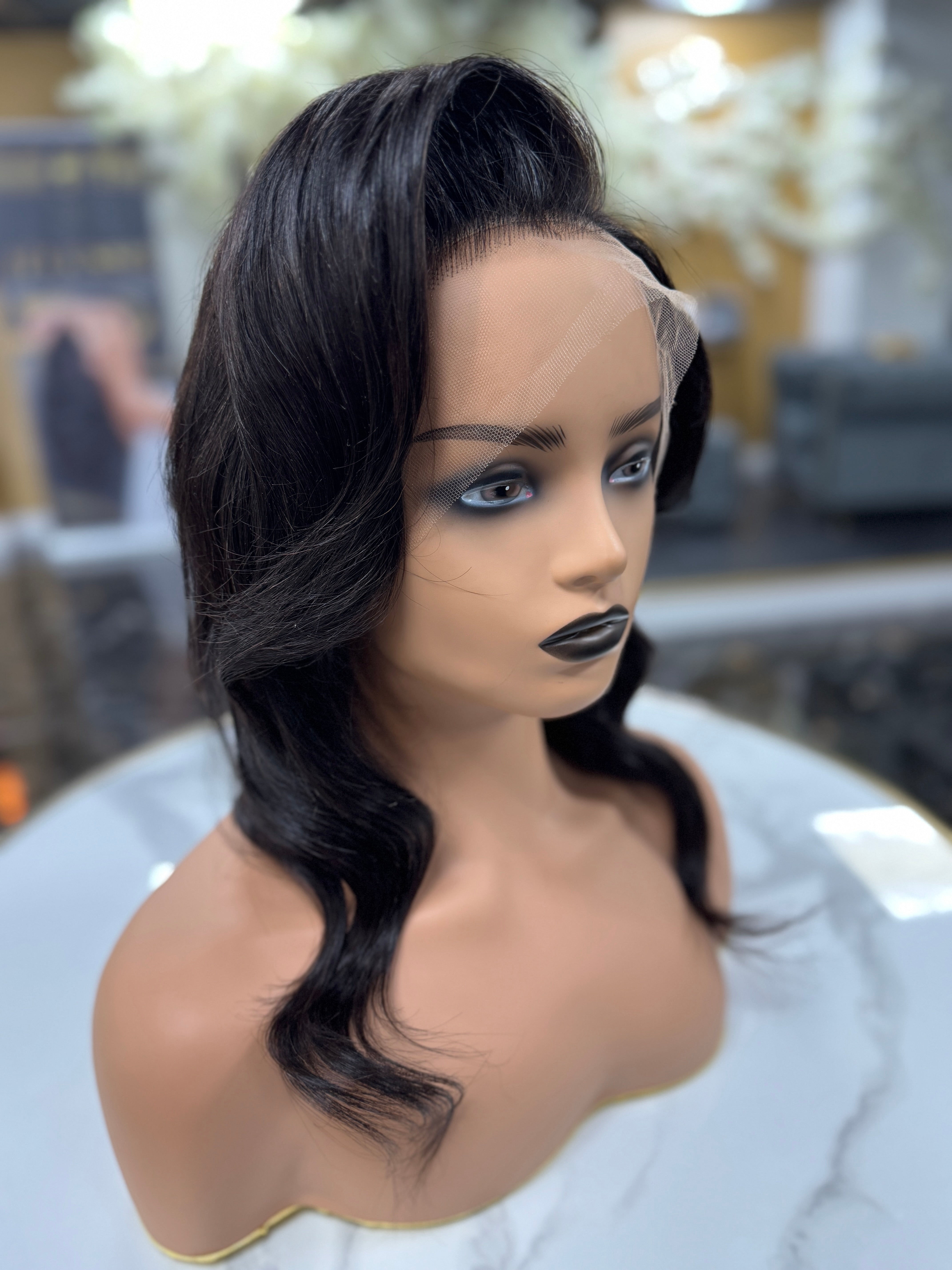 Bella 10” Straight Full Lace Wig