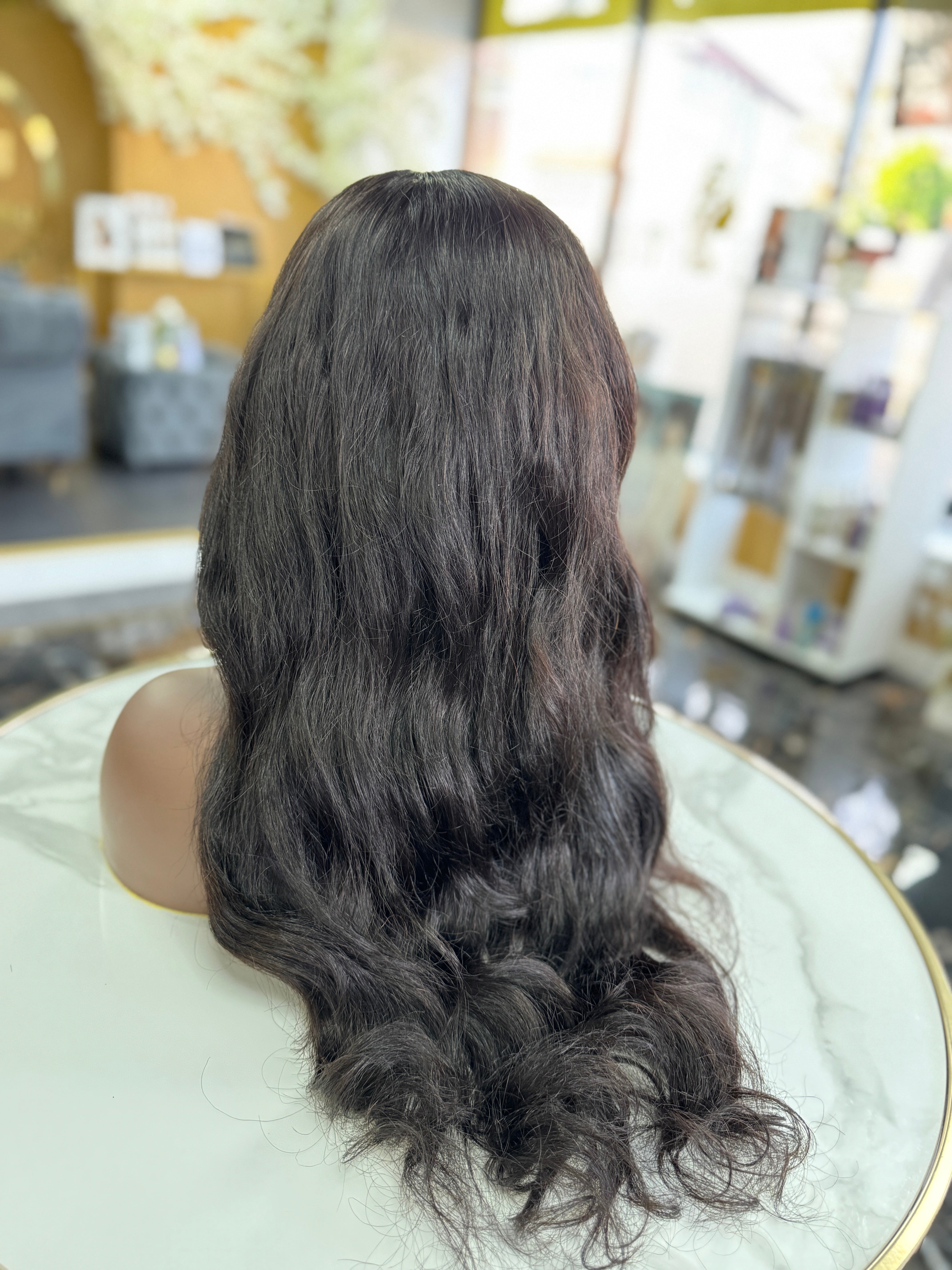 Bella Studio 14"-22” Virgin Hair Body Wave U Part Closure Wig