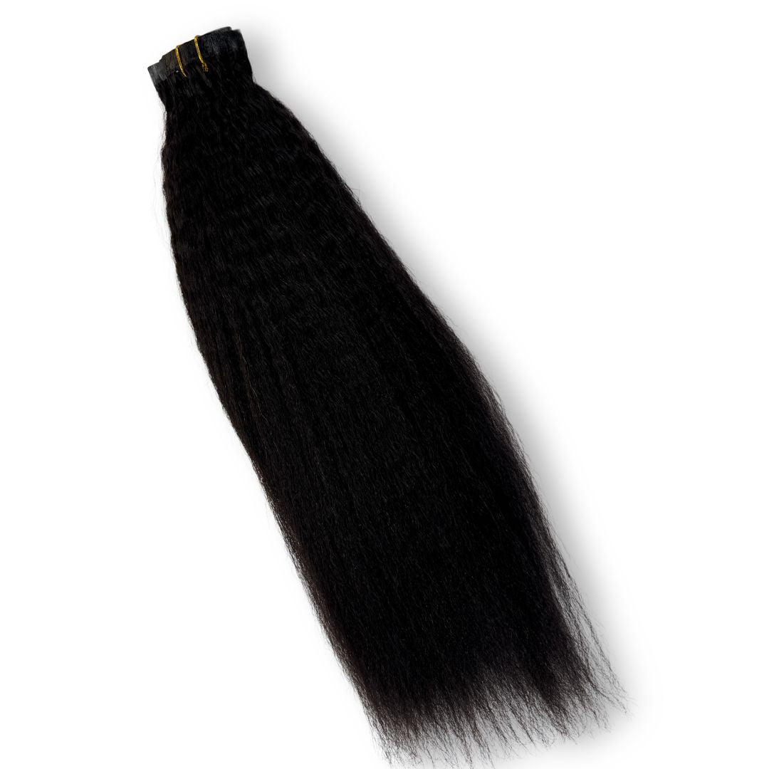 Kinky Straight Seamless Clip-Ins 100g