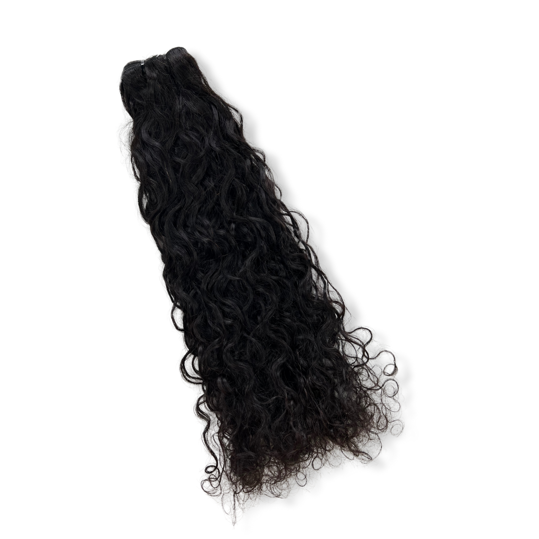 Curly Wave Virgin Hair Wefts 100g