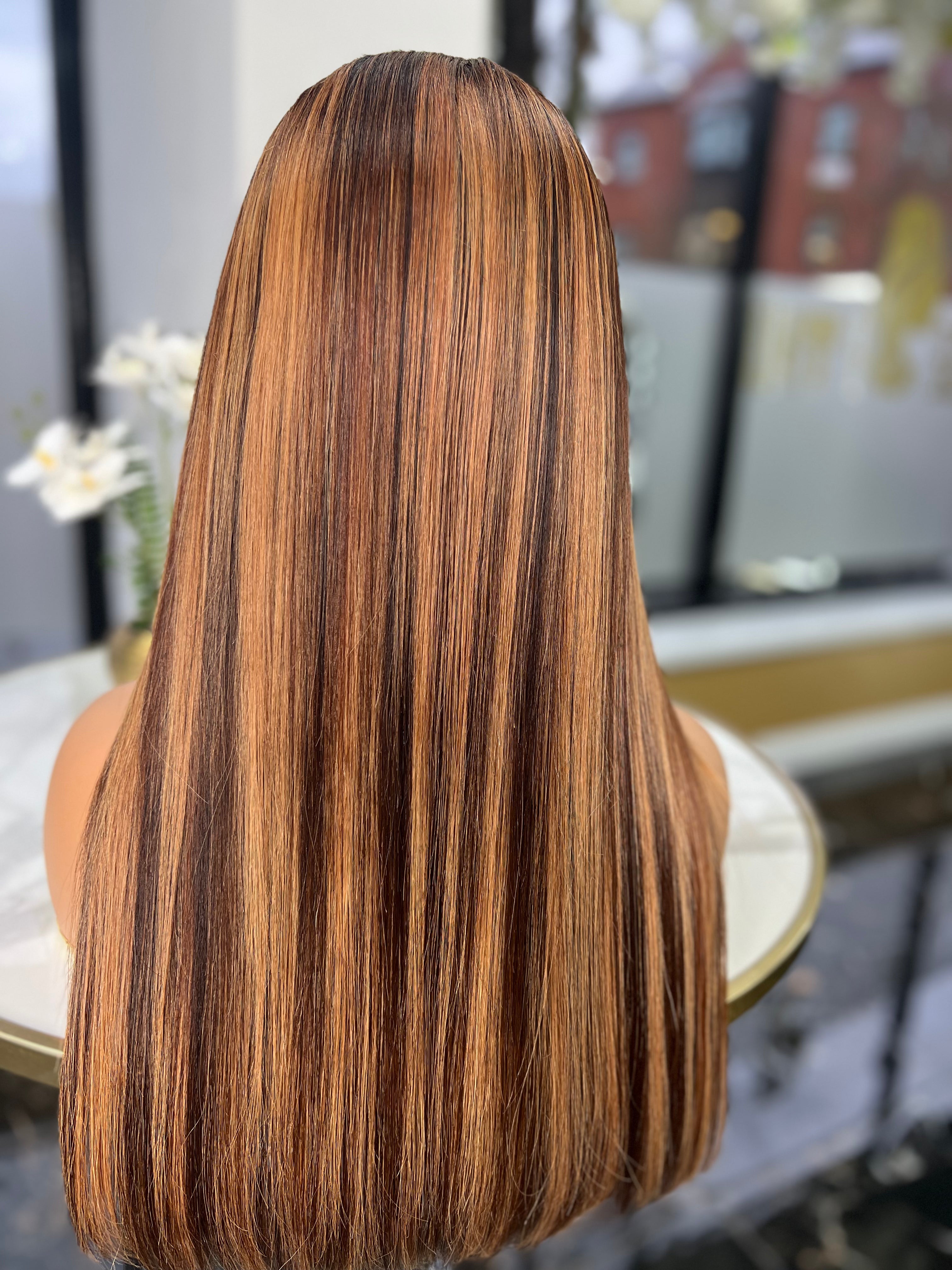 Kilan 20" 5x5 Closure Custom Colour Wig 200g hand made