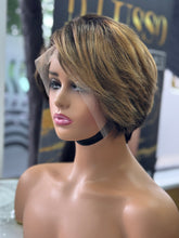 Load image into Gallery viewer, Tara Custom Colour &amp;Cut Pixie 13x4 Straight Wig
