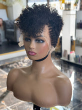 Load image into Gallery viewer, Tara 8” Pixie Curl 13x4 Front Lace Wig
