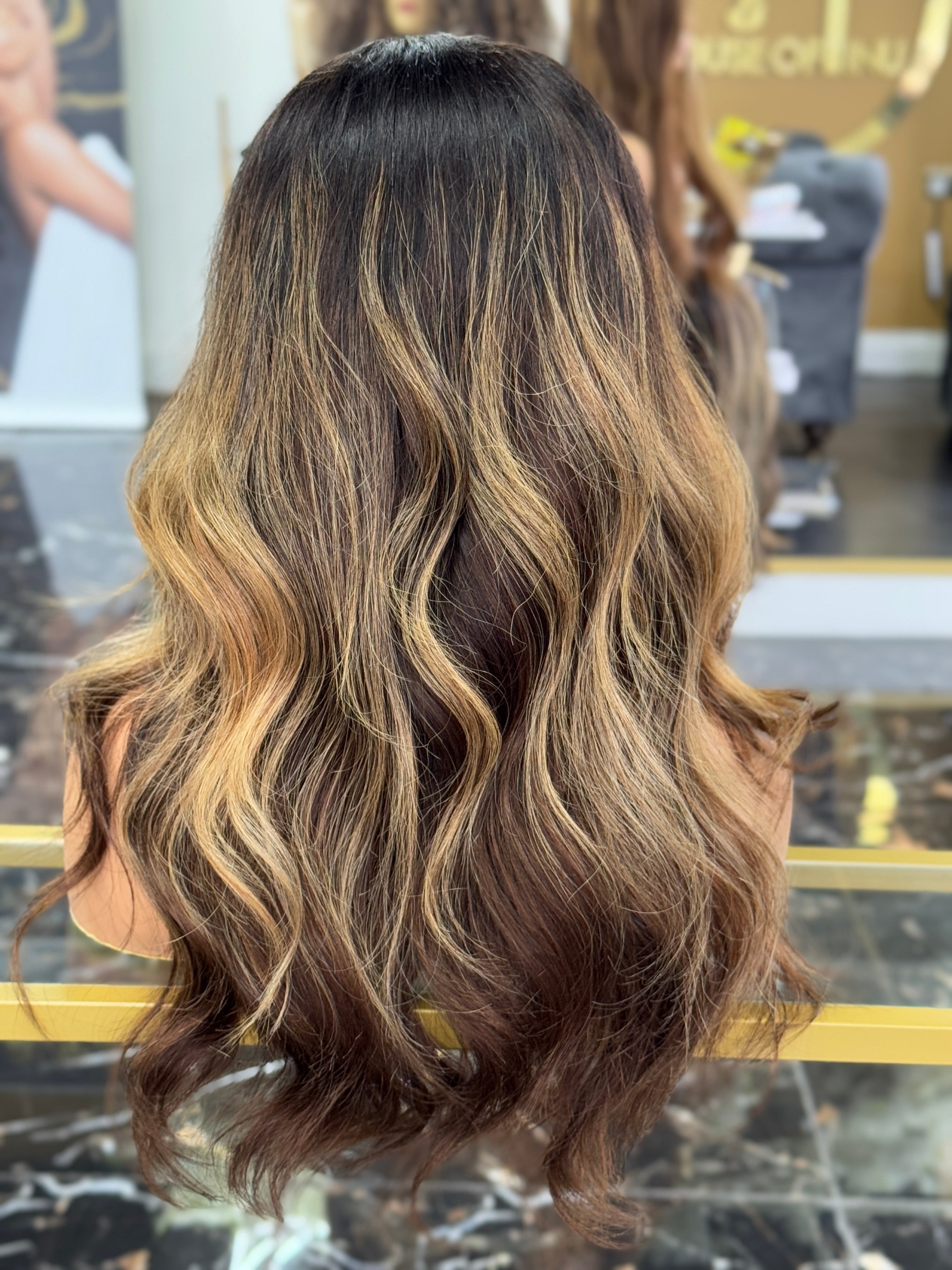 Chelsea 18" HD 13x4 Custom Colour Straight Wig