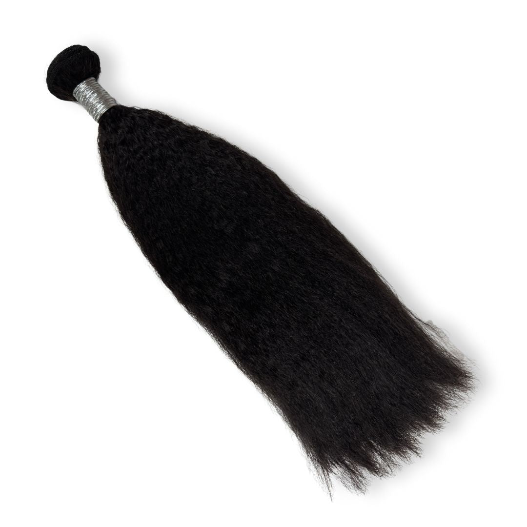 Kinky Straight Virgin Hair Wefts 100g