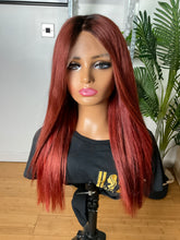 Load image into Gallery viewer, 16&quot; hd lace custom colour handmade wig 300g
