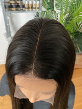 Load image into Gallery viewer, 26&quot; Straight super double drawn 2x6  lace straight wig 400g
